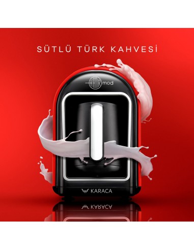 KARACA MACHINE A CAFE TURQUE HATIR MOD MILK - ROUGE votre