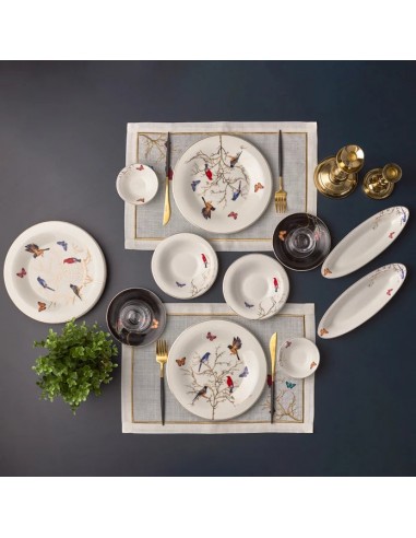 KARACA SERVICE A BRUNCH FINE PEARL GRACE BLACK 26 PIECES est présent 