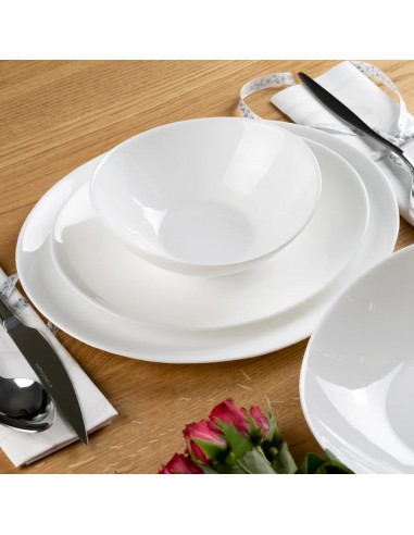 KARACA SERVICE DE TABLE WHITE PURE OPAL 6 PERSONNES Venez acheter