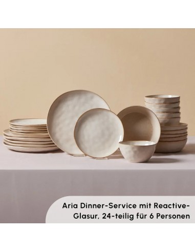 KARACA SERVICE DE TABLE ARIA BEIGE 24 PIECES 6 PERSONNES ouvre sa boutique