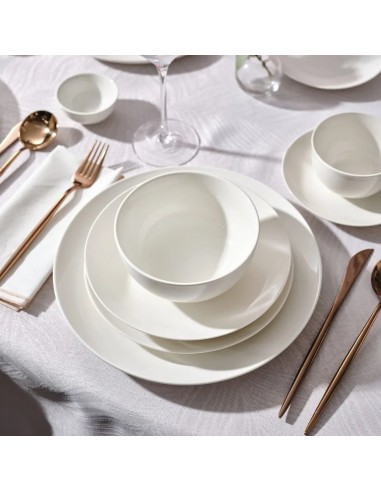 KARACA SERVICE DE TABLE MARCELO WHITE 88 PIECES 12 PERSONNES sur le site 