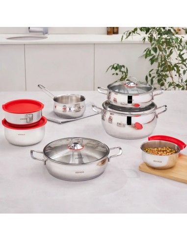 KARACA BATTERIE DE CUISINE PISIR SAKLA 13 PIECES soldes