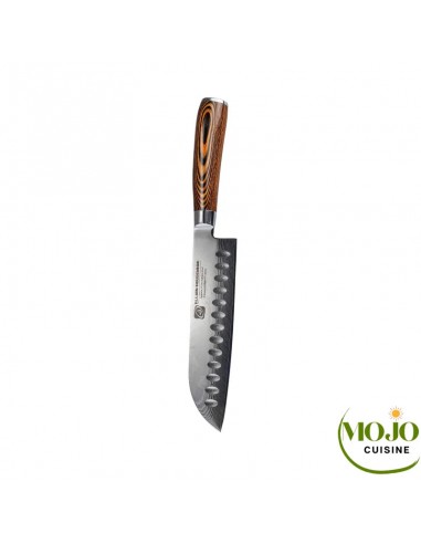 Couteau japonais Santoku les muscles