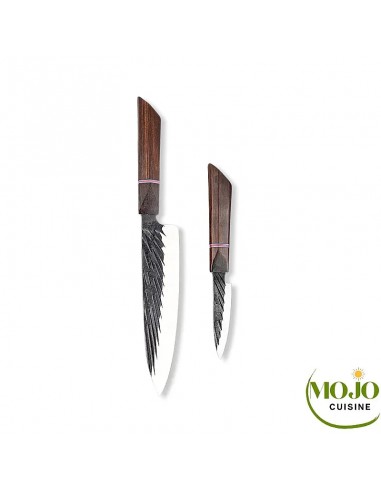 Set de 2 couteaux CarbonWood les ctes