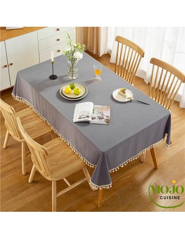 Nappe de table grise Mesa en ligne