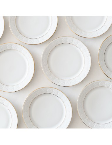 11 assiettes en porcelaine de Bavière Schirnding de France