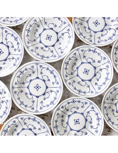 12 assiettes en porcelaine Khala Germany "Blau Saks" les ligaments