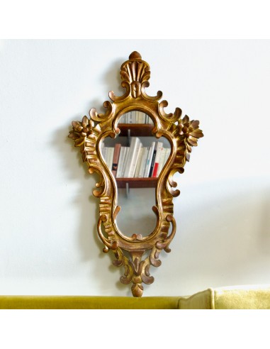 Miroir doré baroque allongé Par le système avancé 