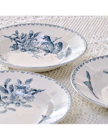 3 assiettes creuses Sarreguemines Favori - terre de fer Vous souhaitez 