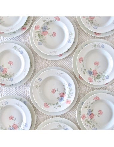 Service 18 pièces en porcelaine de Limoges - Jammet Seignolles JUSQU'A -70%! 