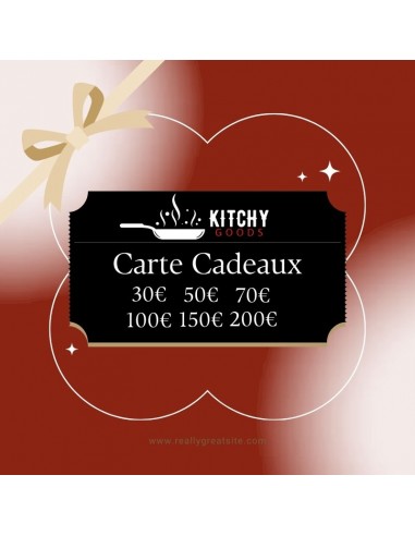 Carte Cadeau : Offrez le choix parfait !🎁 | KitchyGoods Profitez des Offres !