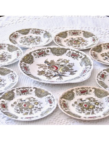 Service Ridgway Staffordshire "Windsor" assiettes + plat plus qu'un jeu 