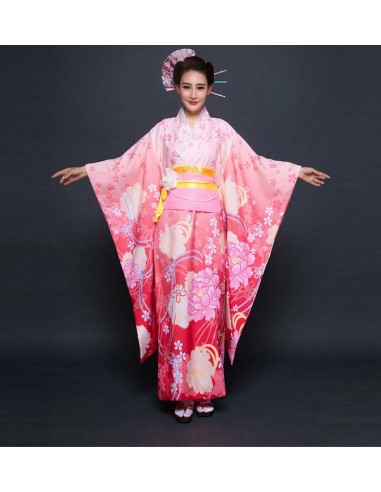 Yukata Traditionnel Japonais Femme soldes