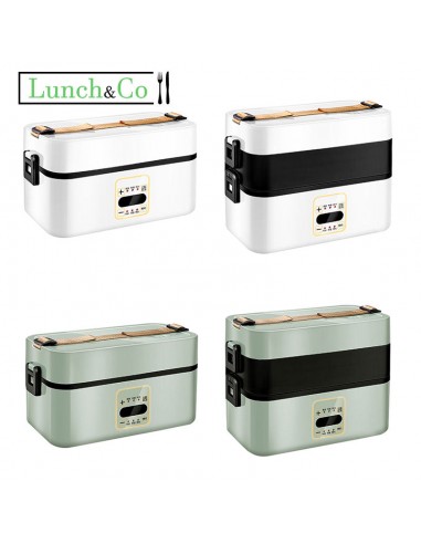 Smart Lunch Box Chauffante Blanche 2 Etages sur le site 