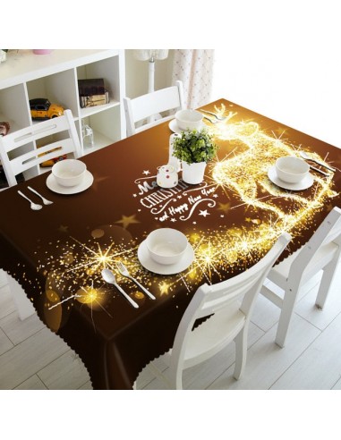 Nappe Pour Noël  Renne Lumineux pas cher 