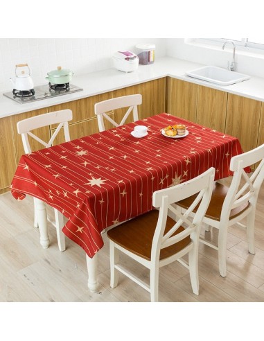 Nappe Noël  Tissu Rouge votre restaurant rapide dans 