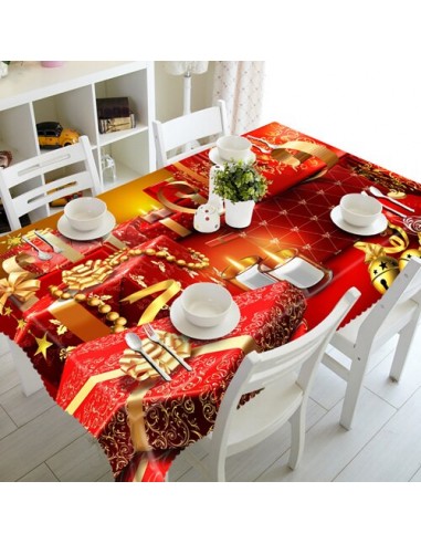 Nappe de Noël  Rouge Fin de série