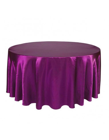 Nappe Ronde  Grande Taille Prune hantent personnes