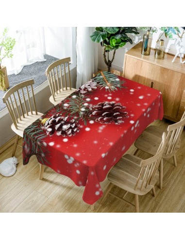 Nappe Tissu  Rouge Rectangulaire Comparez et commandez 