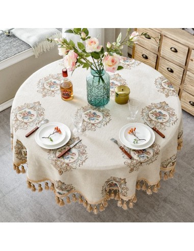 Nappe Ronde  240 Coton ou a consommer sur place