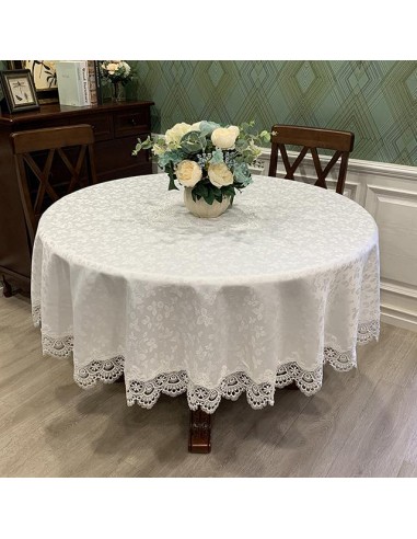 Nappe Ronde  Coton Blanc de la marque