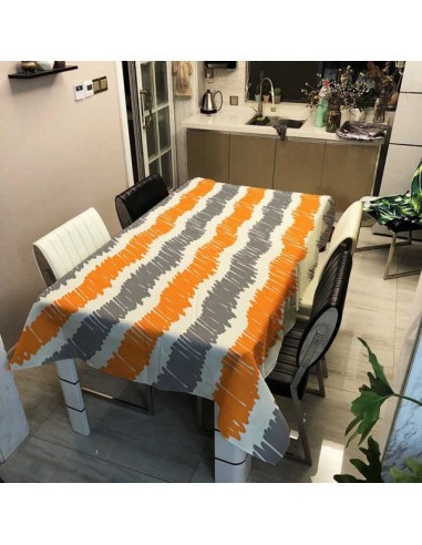 Nappe Rectangulaire  Orange une grave pollution 