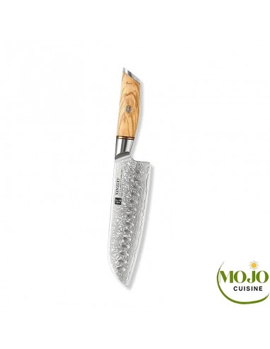 Couteau Santoku damassé Lan Prestige Vous souhaitez 