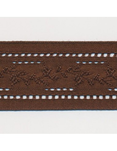 Natural Lacy Ribbon 36 Dark Brown la colonne vertébrale