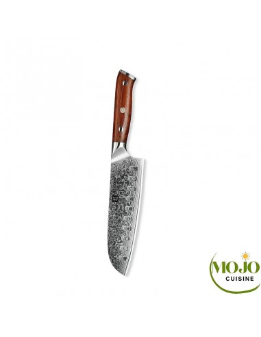 Couteau Santoku damassé Ryōri 18cm l'achat 